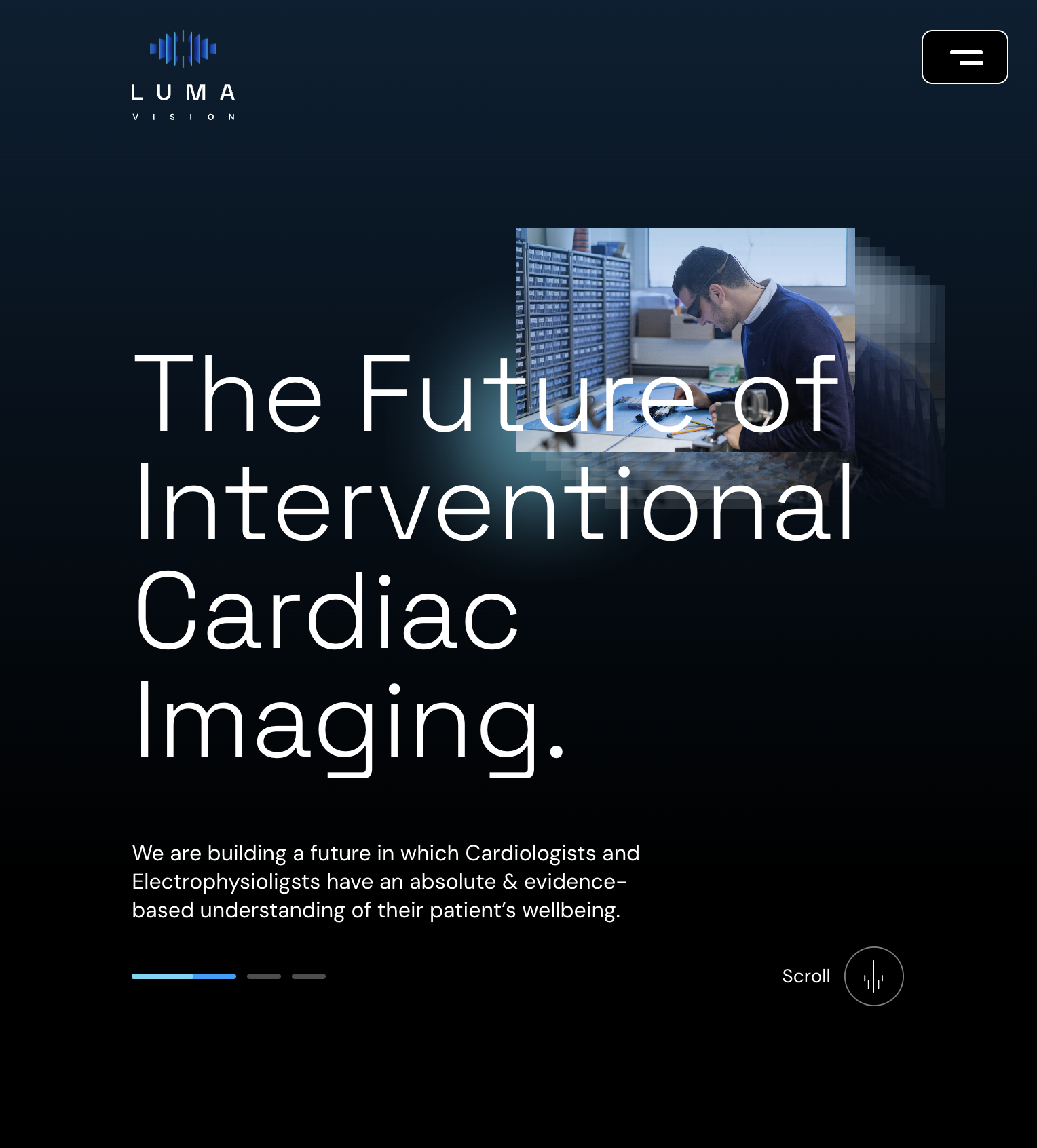 A screenshot of LUMA Vision